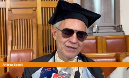 Bocelli riceve Laurea honoris causa dalla Federico II di Napoli