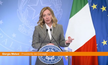 Meloni "Ridurre il divario tra Nord e Sud &egrave; una priorit&agrave;"