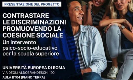 Dall'Università europea di Roma un progetto contro le discriminazioni