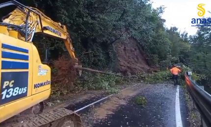 Anas al lavoro per riaprire le strade toscane interrotte per maltempo