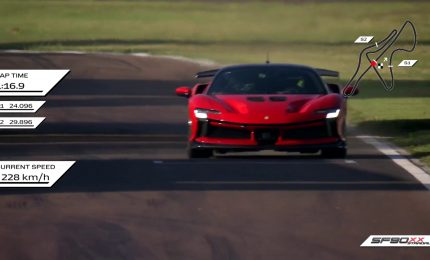 La Ferrari SF90 XX Stradale segna il nuovo record sul giro a Fiorano