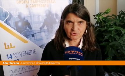 Universit&agrave; Palermo, Florena "Fare rete con gli ordini professionali"