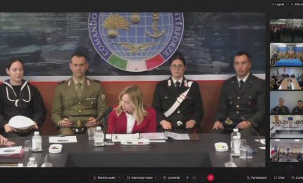 Meloni ai militari all'estero "La vostra &egrave; una scelta di coscienza"
