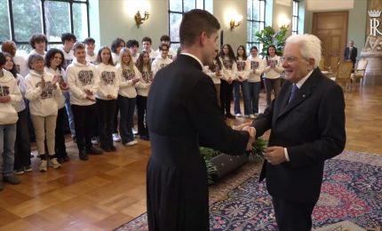 Mattarella incontra al Quirinale don Borghetto