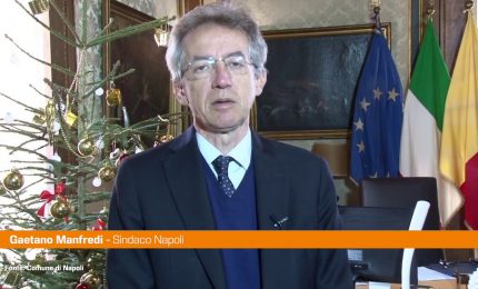 Sindaco di Napoli "Auguri per un anno di pace, salute e opportunit&agrave;"