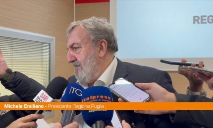 Emiliano "In Puglia funziona sistema di controllo sulla sanit&agrave;"