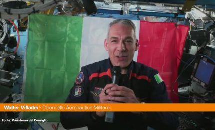 Spazio, Meloni a Villadei "L'Italia vi &egrave; grata"