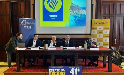 Aeroporto Palermo, Ryanair e Gesap presentano 41 rotte per l&rsquo;estate