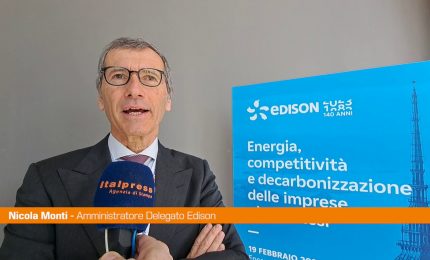 Monti(Edison) "Taglio emissioni CO2 e risparmi con 3 mld investimenti"