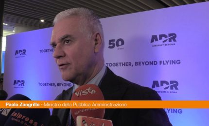 Aeroporti, Zangrillo "Fiumicino priorit&agrave; per un'Italia protagonista"