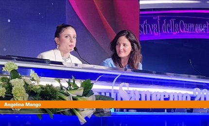 Sanremo, Angelina Mango "Con 'La Rondine' omaggio a mio padre"
