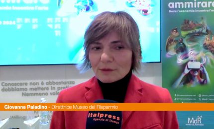 Paladino (Museo Risparmio) "L'economia parla anche attraverso l'arte"