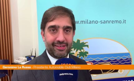 Auto, La Russa "Coppa Milano-Sanremo per noi &egrave; 'la' gara"