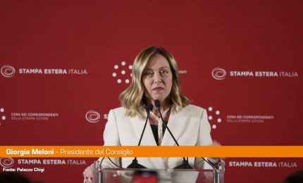 Meloni scherza con la stampa estera "Non &egrave; la giornata migliore..."