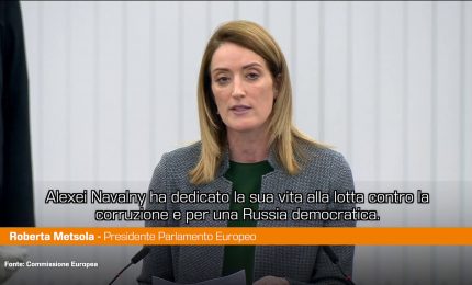 Russia, Metsola "Navalny non si &egrave; arreso e non lo faremo neanche noi"