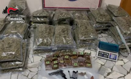 60 chili di droga in casa, padre e figlio in manette