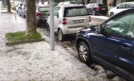 Violenta grandinata nell'Agrigentino, disagi alla viabilit&agrave;