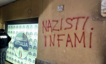 Agrigento, scritte intimidatorie contro la sede di Fdi. Savarino &ldquo;Atto vile&rdquo;