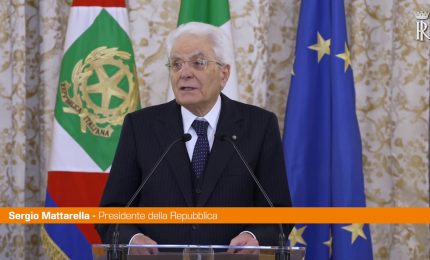 Mattarella "Ripristinare coesione tra nazioni &egrave; vocazione dell'Italia"