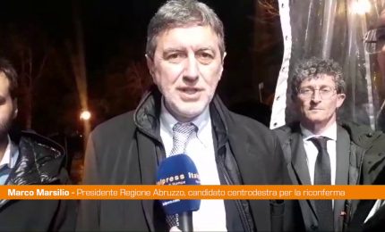 Marsilio "Sensazioni sono positive, l'Abruzzo non torner&agrave; a tempi bui"