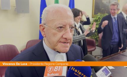 Campania, De Luca "Meno mimose e pi&ugrave; servizi per le donne"