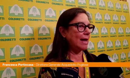 Acquedotto Pugliese, Portincasa "15 impianti entro stagione irrigua"