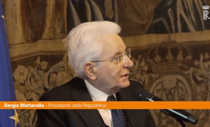 Mattarella "Libert&agrave; di stampa fondamentale per la democrazia"