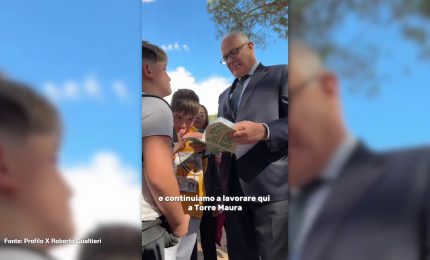 Roma, Gualtieri "Inaugurata nuova area giochi a Torre Maura"