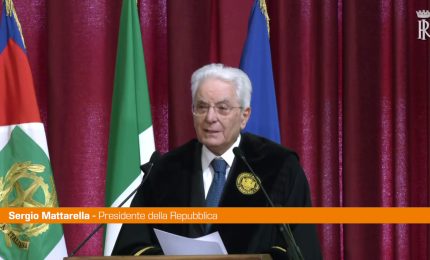 Universit&agrave;, Mattarella "Luogo di libero dibattito al di sopra stati"