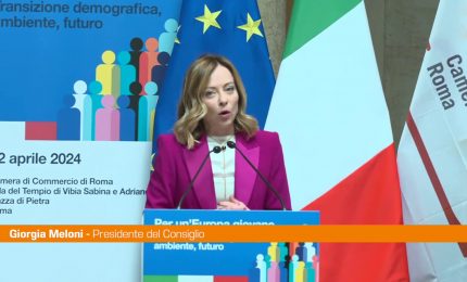 Natalit&agrave;, Meloni "Priorit&agrave; assoluta del governo"