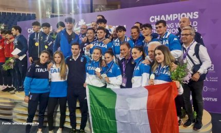 L&rsquo;Italscherma sbanca ai Mondiali giovanili di Riyadh con 13 medaglie