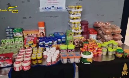 Sequestrati 70 kg di cosmetici e farmaci illegali a Bologna, 2 denunce