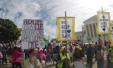 A Washington manifestazione contro l&rsquo;abolizione del diritto all'aborto
