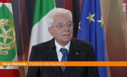 Mattarella "Abbiamo bisogno della sensibilit&agrave; del cinema"