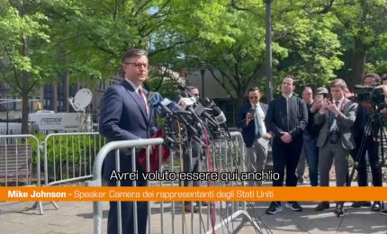 Mike Johnson all&rsquo;attacco del processo &ldquo;partigiano&rdquo; contro Trump