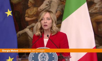 Meloni "L'Europa deve diventare un gigante geopolitico"