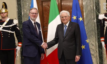 Mattarella riceve il primo ministro della Repubblica Ceca