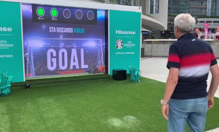 Una Lounge di Hisense alla Milano Football Week