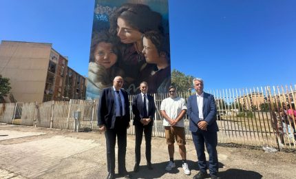 Svelato &ldquo;Hope&rdquo;, nuovo murale di Giulio Rosk allo Sperone a Palermo