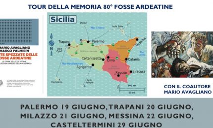 Il libro &ldquo;Le vite spezzate delle Fosse Ardeatine&rdquo; fa tappa in Sicilia