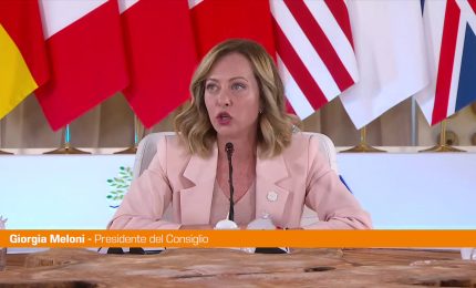 G7, Meloni "Non &egrave; una fortezza chiusa ma offerta di valori"