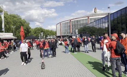 Dortmund colorata di rosso, pi&ugrave; albanesi che italiani