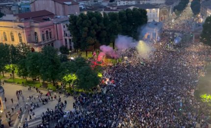 Festa grande a Bergamo per l'Europa League dell'Atalanta