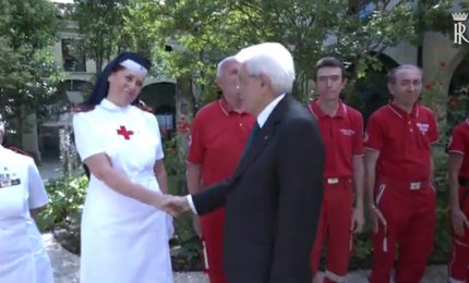Mattarella visita il Museo Internazionale della Croce Rossa Italiana