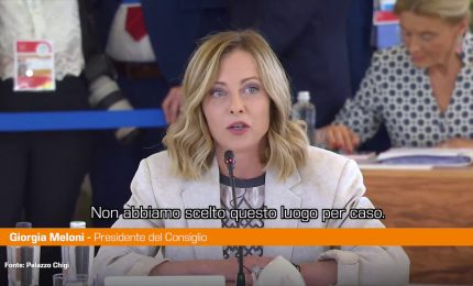 G7, Meloni "Puglia terra di dialogo tra Occidente e Oriente"