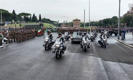 2 giugno, il presidente Mattarella alla parata militare