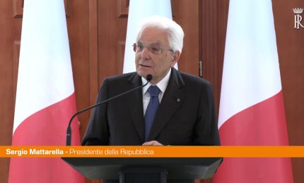 Mattarella "Anche in Italia tempesta di disinformazione russa"