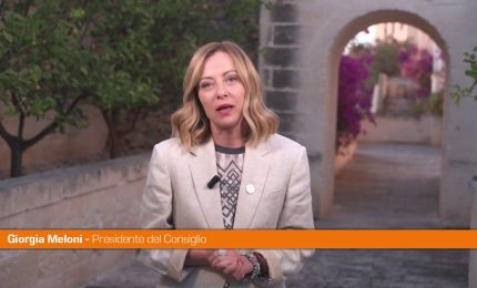 Meloni "Dal G7 impegni concreti, l'Italia ha tracciato la rotta"