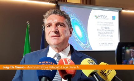 De Siervo "La pirateria una piaga sociale, continuare a lavorare"