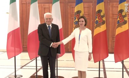Moldova, Mattarella incontra la presidente Sandu